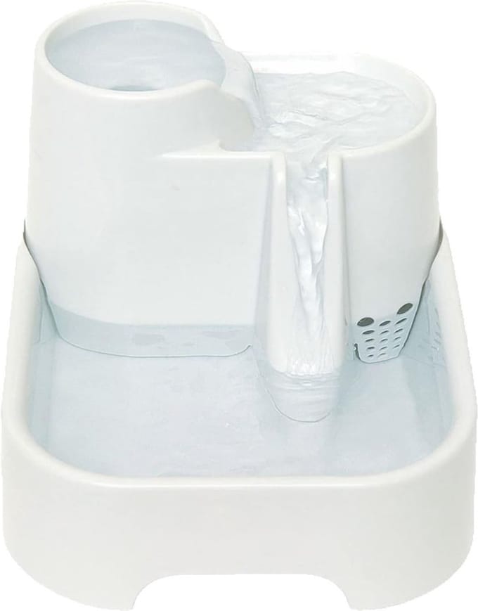 MKSS® Drinkfontein Kat - Kattenfontein - Drinkbak Hond - Waterdispenser - Wit