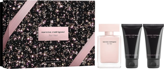 NARCISO RODRIGUEZ - For Her Eau de Parfum Fragrance Set - 3 st - Dames set eau de parfum