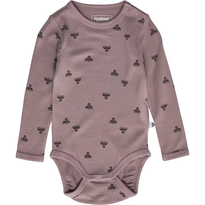 Lange mouw body van wol voor baby's Hummel Mini