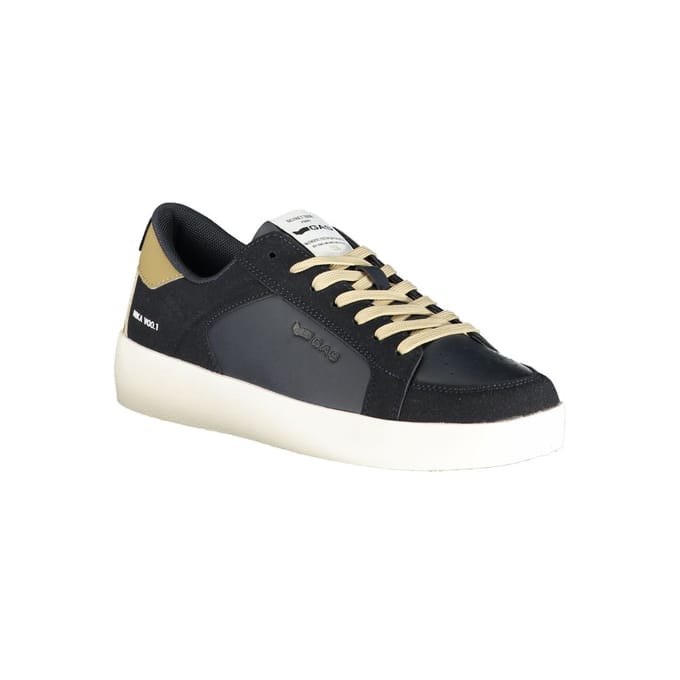 Gas Blauwe Polyurethaan Sneakers voor Mannen