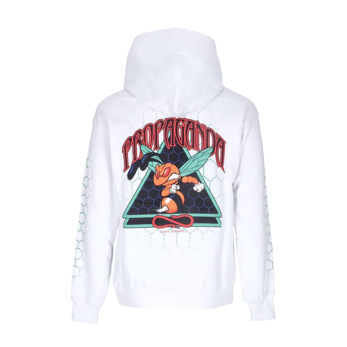 Triangle Sting-hoodie voor heren, wit