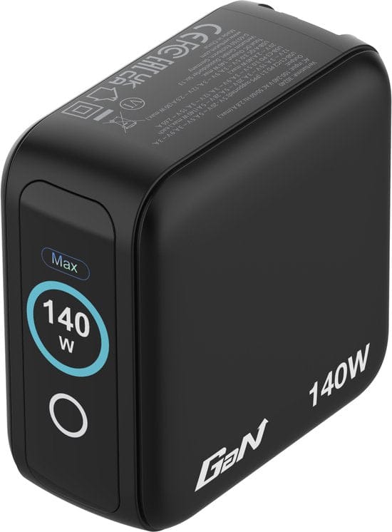 Verbatim Mini Gan-Oplader 140W 3Xusb-C 1Xusb-A Voor Apple Laptopsvoeding