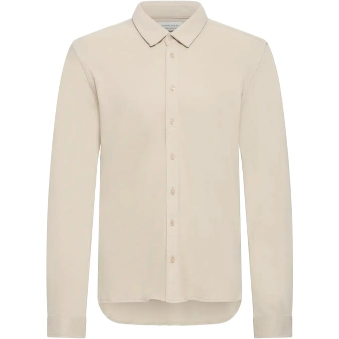 Piquét blouse met lange mouwen jersey Casual Friday Arthur BU