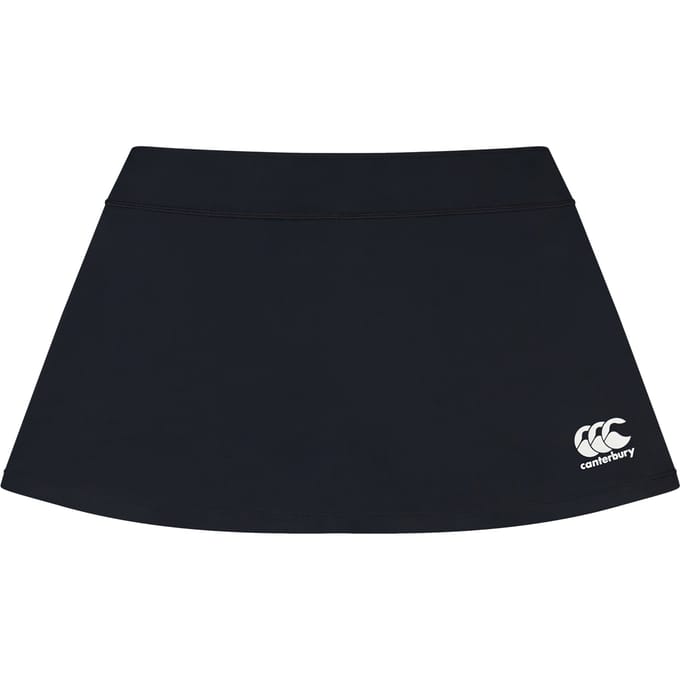 Canterbury Dames/Dames Club Effen Skort (Zwart)
