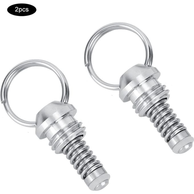 2 Stuks RVS Bierfust Reparatie Drukontlastingsventiel Kogelvergrendeling Bierbrouwaccessoires gray