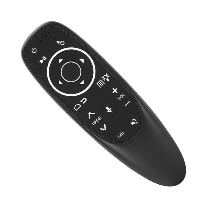 2.4G USB Draadloze Lucht Afstandsbediening Muis Spraak Infrarood Controller voor AndroidWindows black