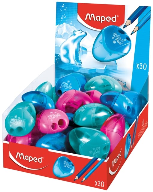 Maped M534756, Handmatige puntenslijper, Blauw, Roze, Displaydoos, 30 stuk(s), Frankrijk