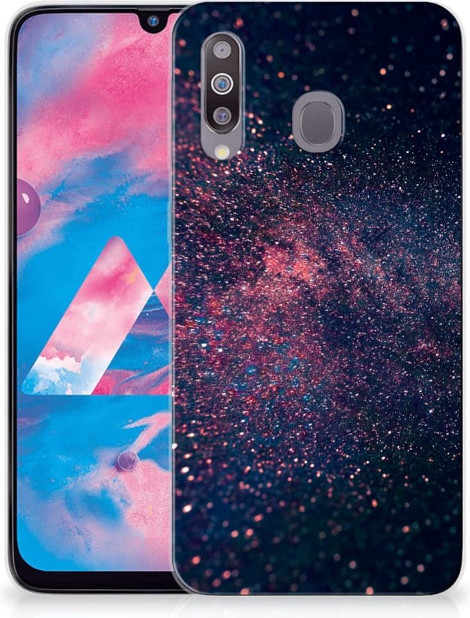 Samsung Galaxy M30 TPU Hoesje Stars