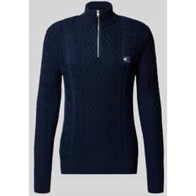 Regular fit gebreide pullover van zuiver katoen