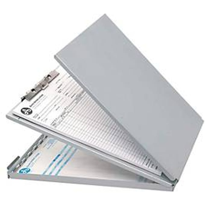 Westcott klembord - Met Opbergvak - Aluminium - A4 - AC-E17002