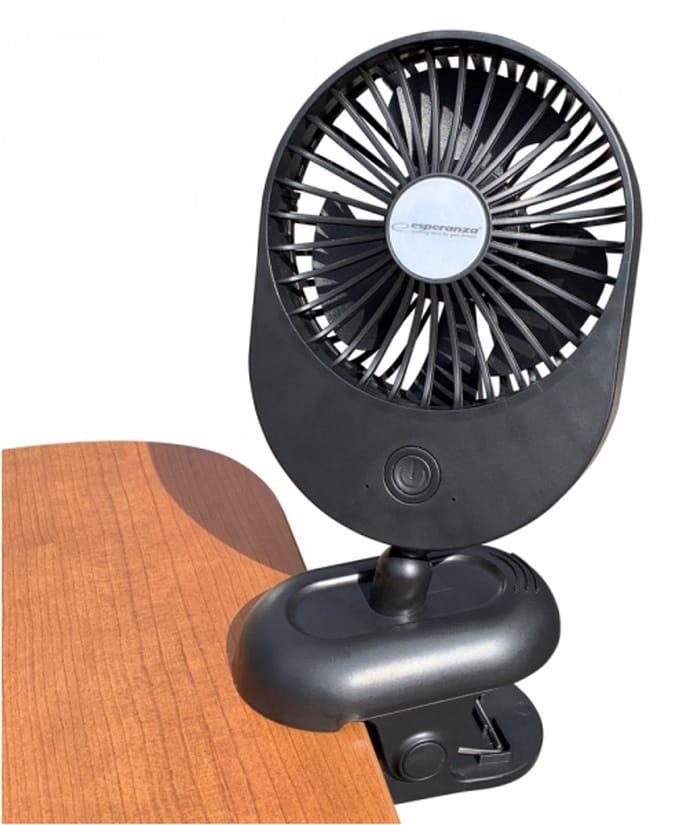 Esperanza - Miniventilator met USB-voeding en tafelklem