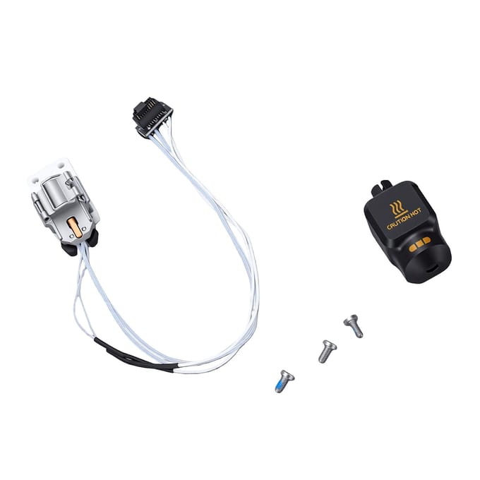 Vervangingsonderdeel voor Bambu Lab P2S 3D-printer Hotend Verwarmingsassemblage Hot End Verwarmingscomponent met Thermisch Vet white