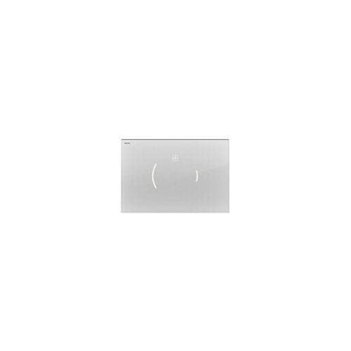 MEPAzero Lumo actuator plate 2-flush technology with design surface for partially recessed installation 421.871