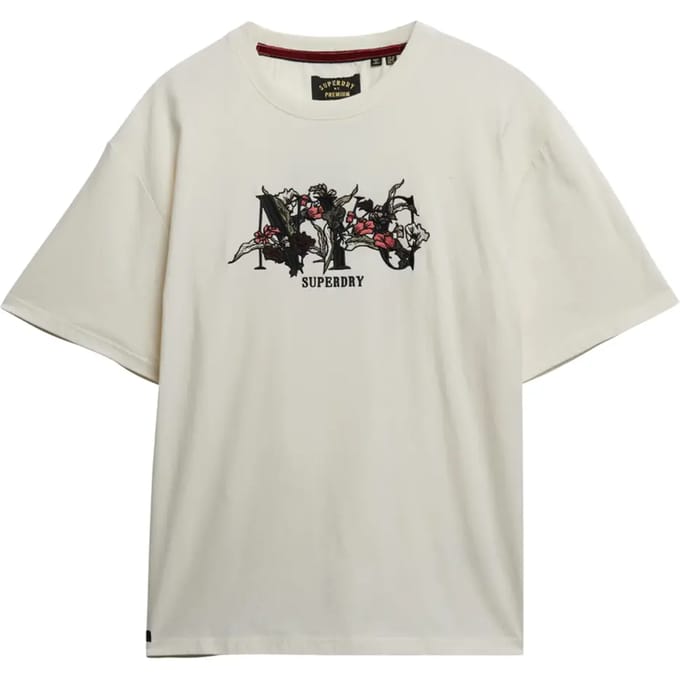 Superdry - Night Garden Oversized T-shirt - Dames - T-shirts