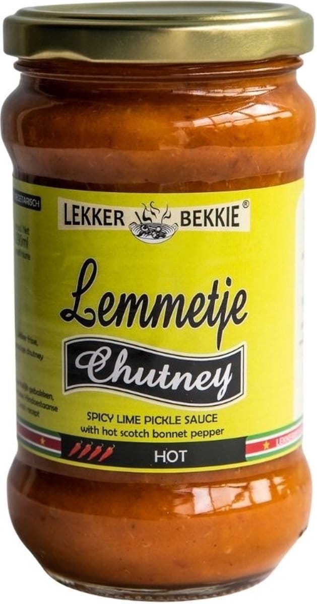 Lekker Bekkie - Lemmetje Chutney - 3 x 290ml