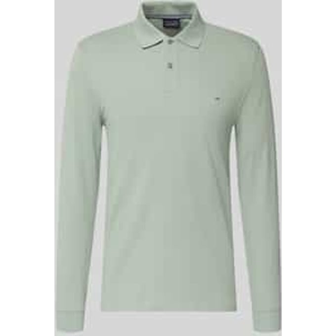 Poloshirt met labelstitching