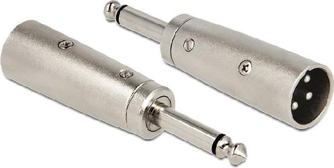 Pro XLR AV / multimedia paneel 3pin XLR m - Jack Mono m