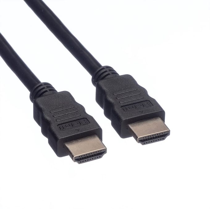 Goobay High Speed HDMI-kabel met Ethernet, 4K/60 Hz, Cable Tag, 1 m, zwart