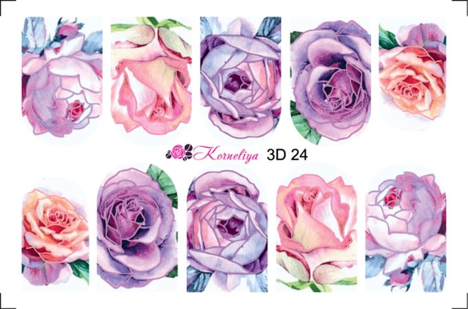 Korneliya 3D Waterdecal - 3D 024