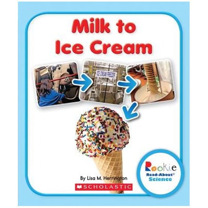 Milk To Ice Cream (Rookie Read-About Science: How Things Are Made) - Lisa M. Herrington