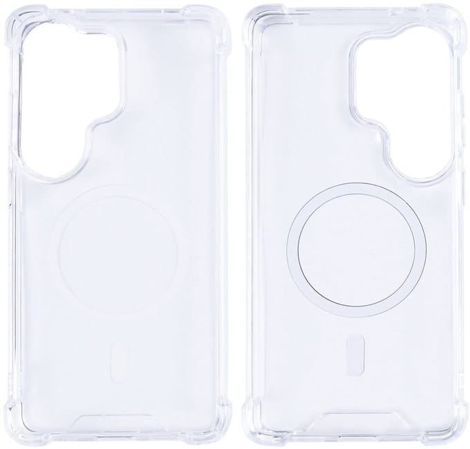 Rixus Anti-Burst Case With MagSafe For Samsung Galaxy S26 Ultra Transparent