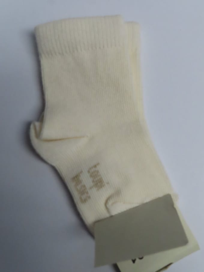 Sokken 2 pack - Unisex - Ecru - Effen - 19 / 20
