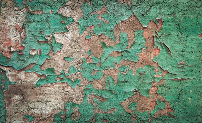 Painted  Texture Green Photo Wallcovering