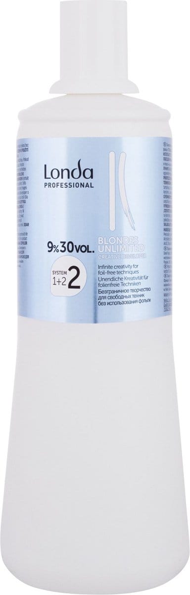 Oxiderende Haarverzorging Londa Blondes Unlimited 1 L 30 vol 9 %