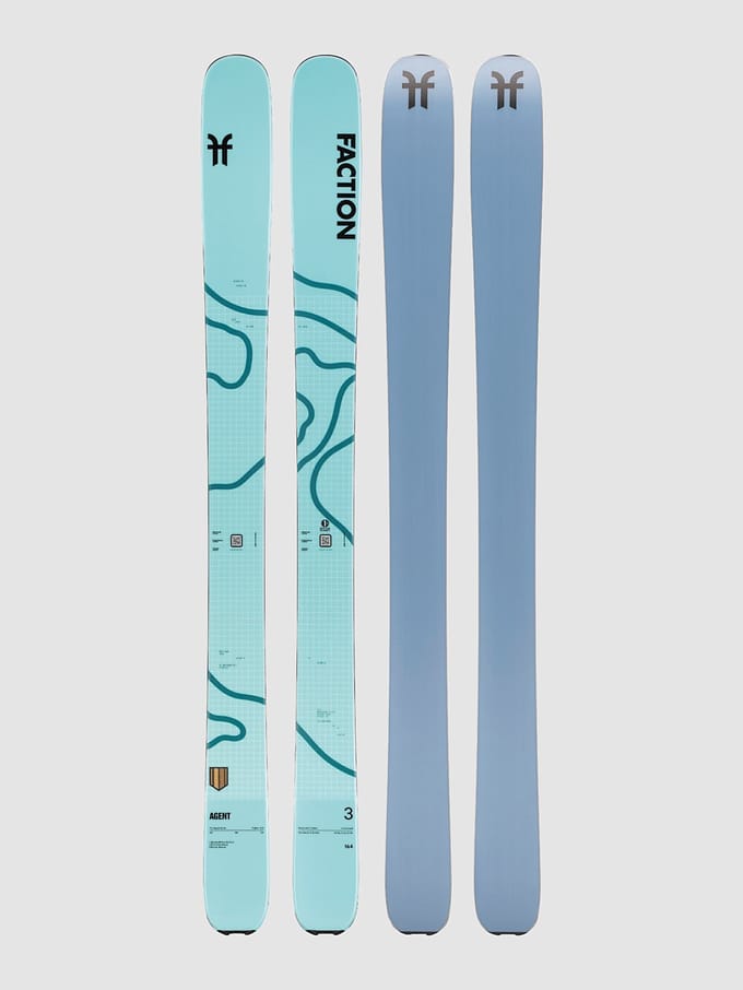 Faction Agent 3 Ice Blue 2026 Ski'S patroon