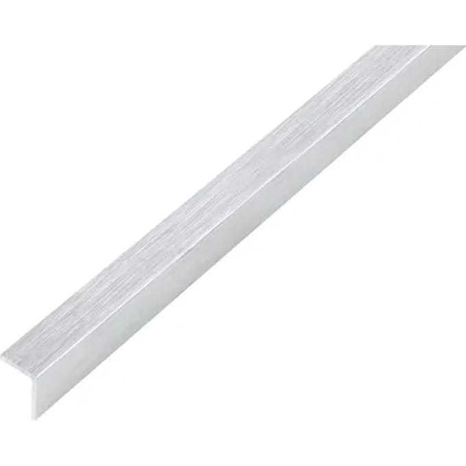 Alberts Hoekprofiel - Aluminium - 15x15x1mm 2m - Zelfklevend
