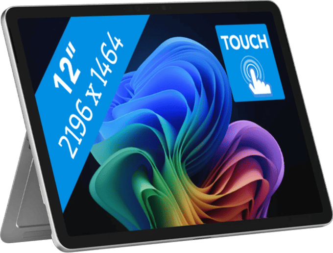 Microsoft Surface Pro - Copilot + Laptop - 12 inch Touchscreen - 16GB RAM/ 512GB SSD - Platinum