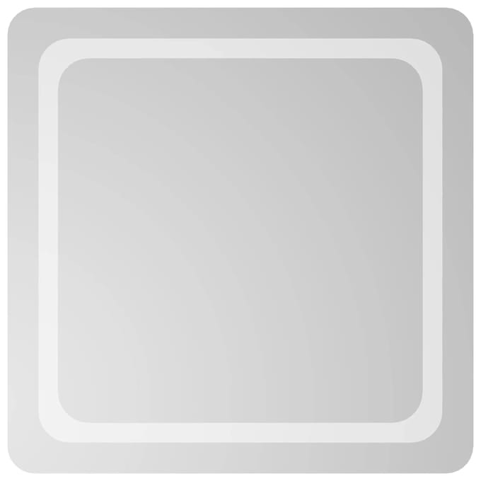 vidaXL - Badkamerspiegel - LED - 60x60 - cm