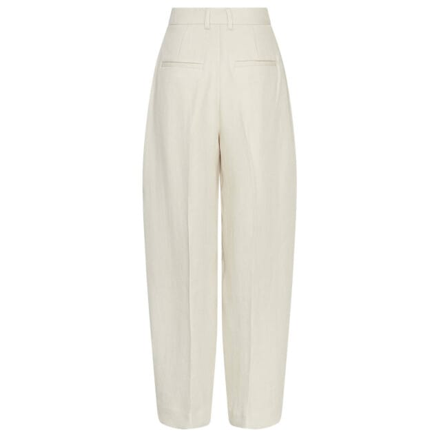 Wide leg broek met biezen model 'Esteriane'