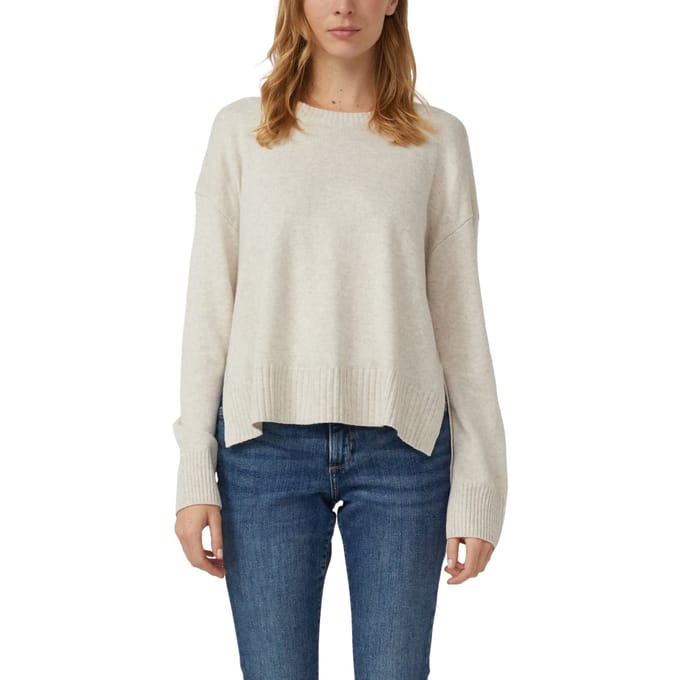 s.Oliver  Pullover Beige Maat: 40 | Sweaters Outlet | Dames | Beige