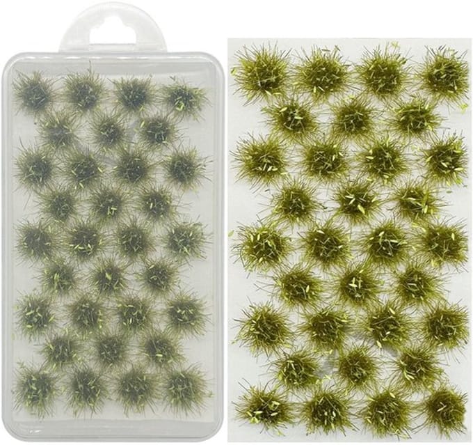 Allecto - Miniatuur Grascluster - Kunstgras Plukjes - Ideaal voor