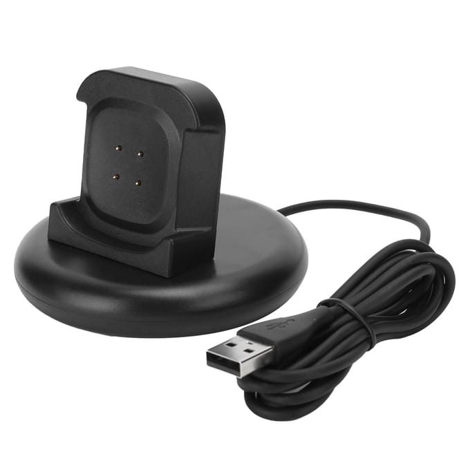 Mini station de charge pour montre connectée Fitbit Versa3Sense, station de charge portable gray