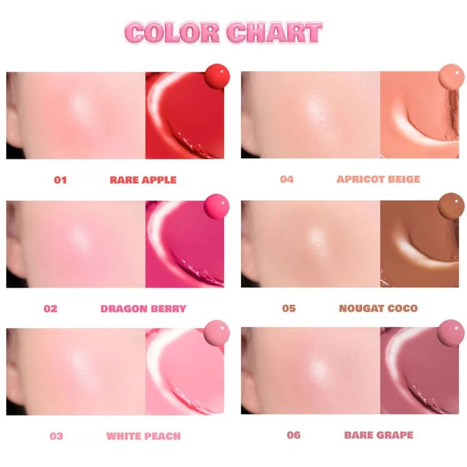 Rom&nd Romand JUICY ROLL CHEEK 8.4g/0.30oz (6 kleuropties)