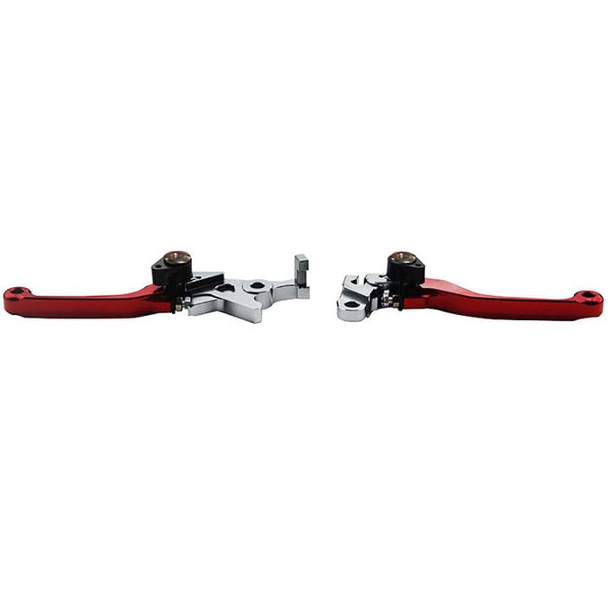 Levier de frein d'embrayage à Pivot rouge en alliage d'aluminium, pour Honda CRF250L CRF300L 2012 – 2021 red