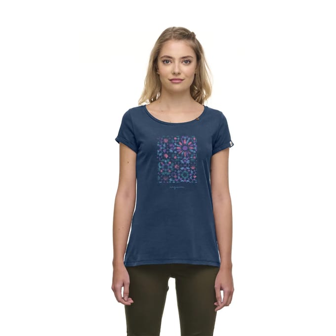 T-shirt dames Ragwear Florah Mosaic Gots