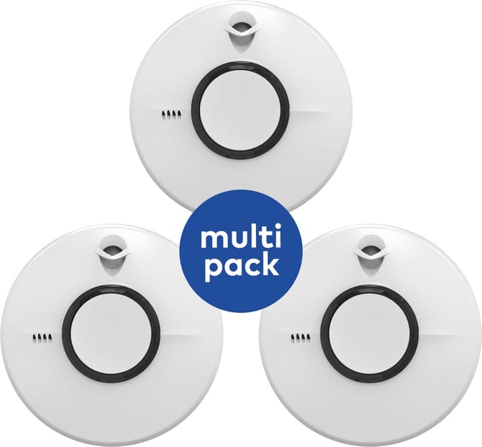 FireAngel ST-622-BNLT - Rookmelder set 3-pack - Nieuwste model - Rookmelderplicht