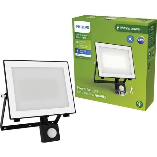 Philips LED Lois 929004642601 LED-buitenschijnwerper met bewegingsmelder 50 W Lichtkleur (naam): Warmwit