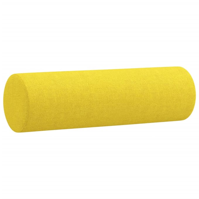 vidaXL - Sierkussens - 2 - st - 15x50 - cm - stof - lichtgeel