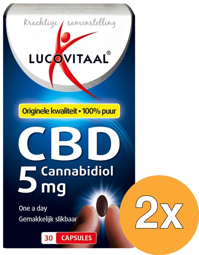 2x Lucovitaal CBD 5mg (30 capsules)