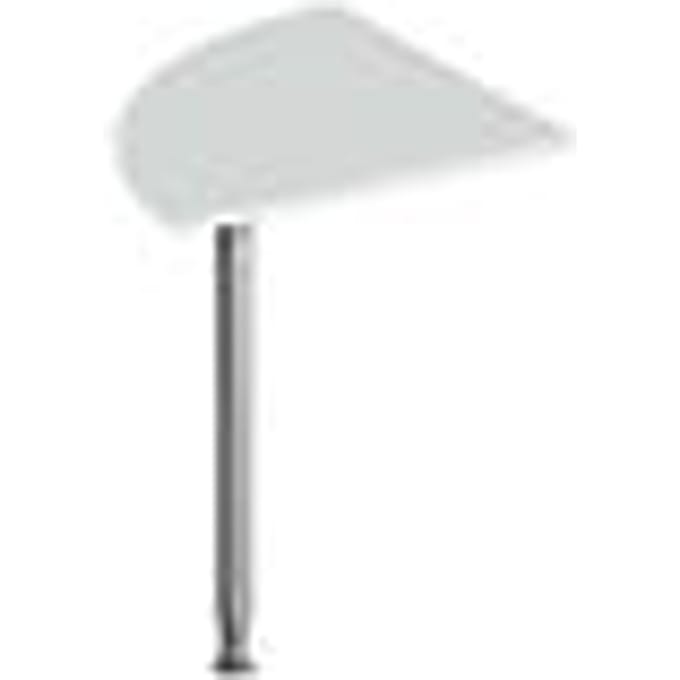 Schäfer Shop  Genius Vergadertafel-aanbouwelement, kwartcirkel, 800 x 800 mm, lichtgrijs