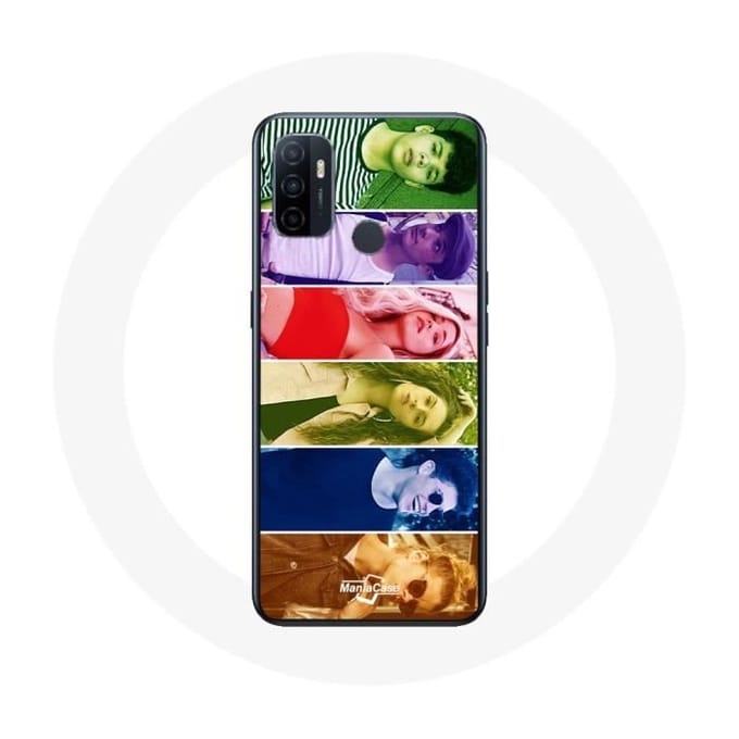 Hoesje - Oppo - A53 - Flexibel - Wit - Volg Je Dromen Gesplitste Gezichten