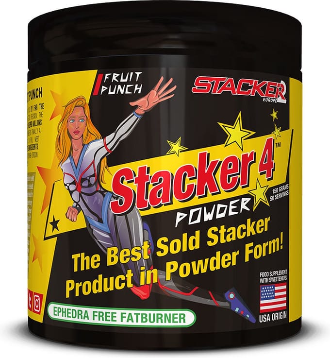 Stacker 4 Powder - Afslanksupplement - 150gr