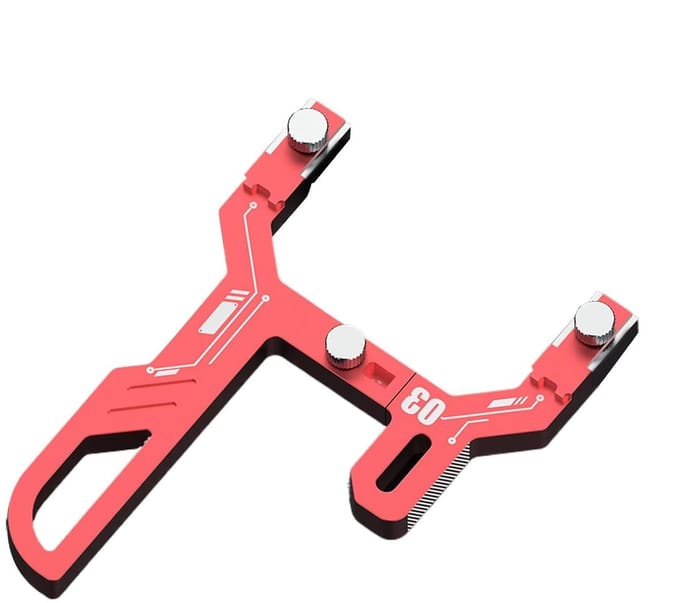 Model Polijsttool - Precisie Schuurapparaat - Model Afwerking - Ergonomisch Handheld Ontwerp - 135x10x2cm - Grijs