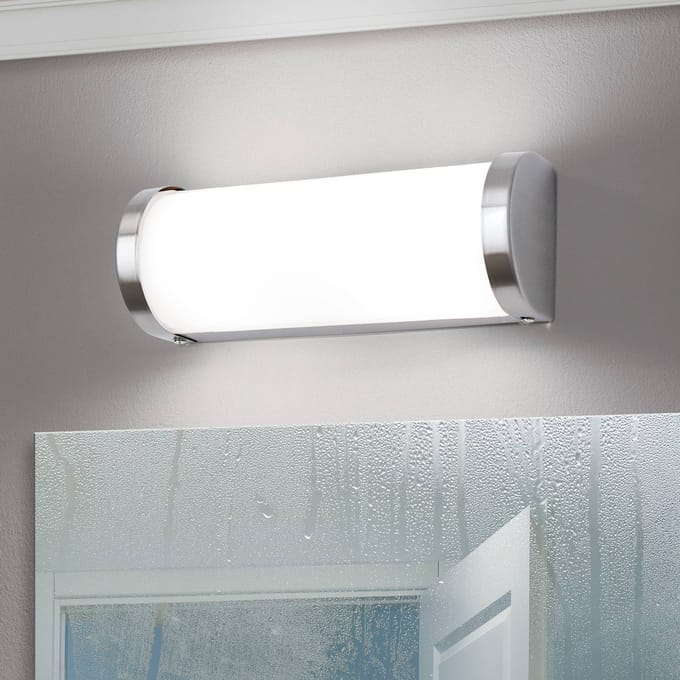 ORION Badkamer-wandlamp VETI - 25,5 cm, nikkel