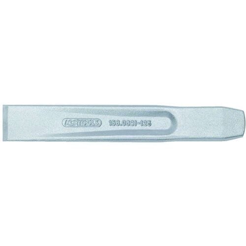 KS Tools Platte beitel, ovaal, 100 x 19 mm, zilver 156.0691