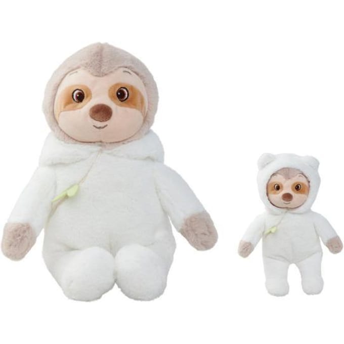 Simba Toys Plush - Knuffel luiaard in onesie zittend - 21cm